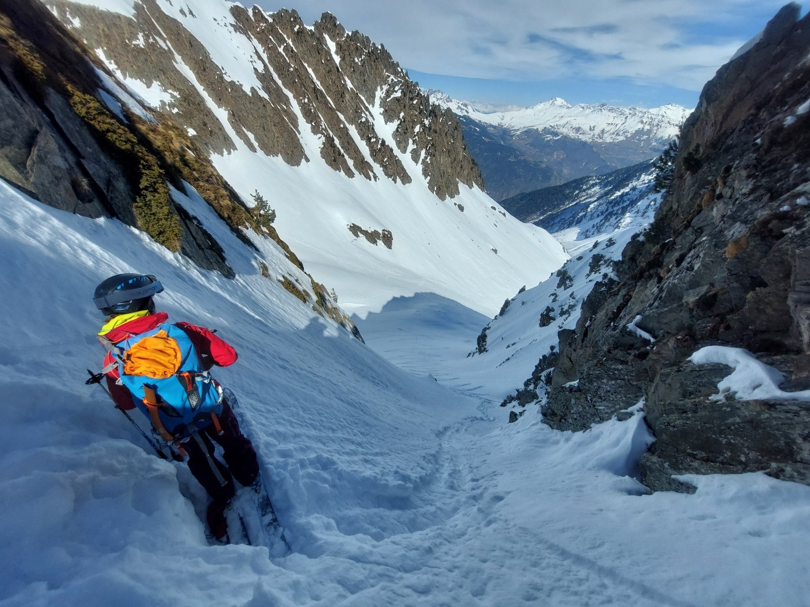 En haut du couloir