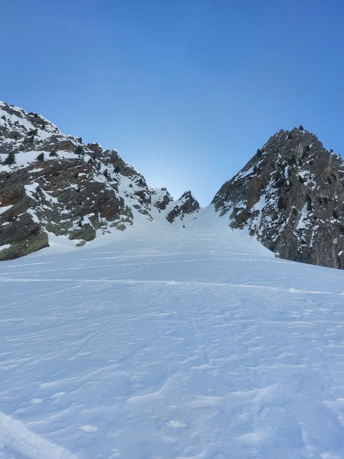 Le couloir vu d'en-bas