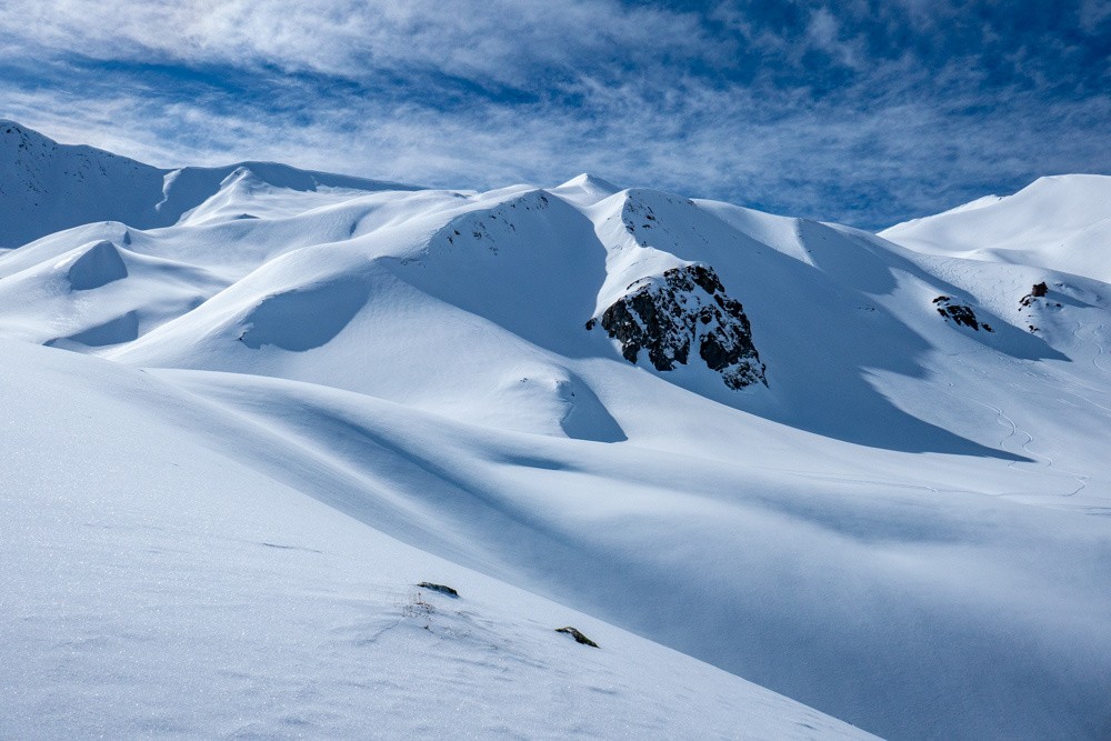 des cimes et du blanc