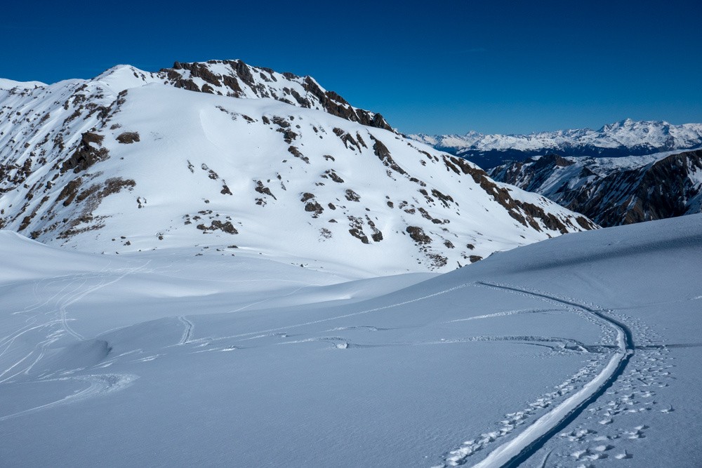 Beau Mollard en montant Ã  CrÃªt Lognan