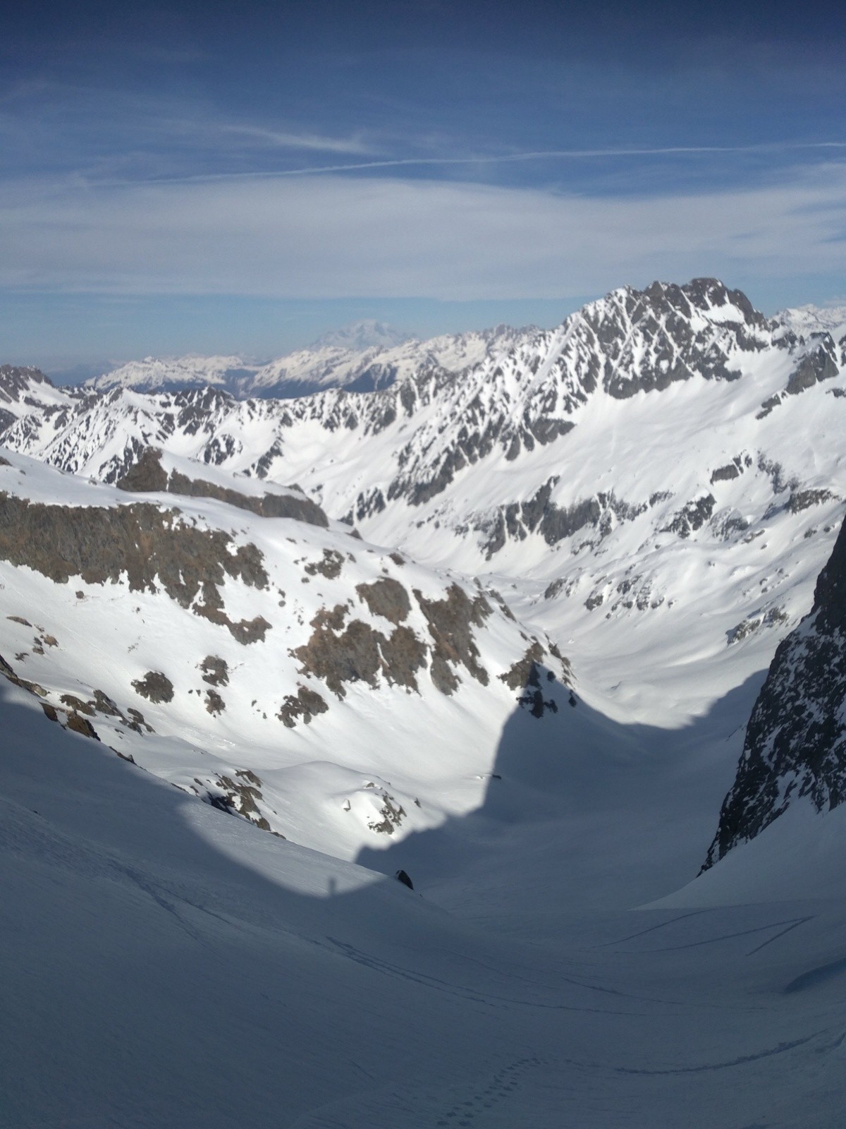 Descente  nord de la Bourbiere 