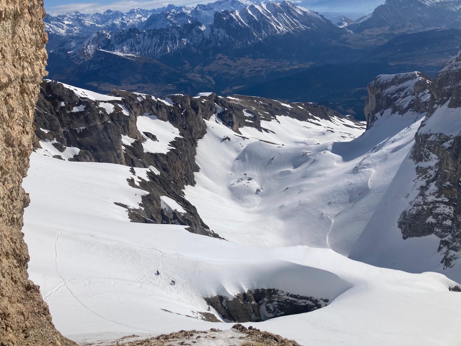&nbsp;C est nous les 2 ptites fourmis rampantes 😉 !&nbsp;(photo prise par le couple qui nous précédait)&nbsp;