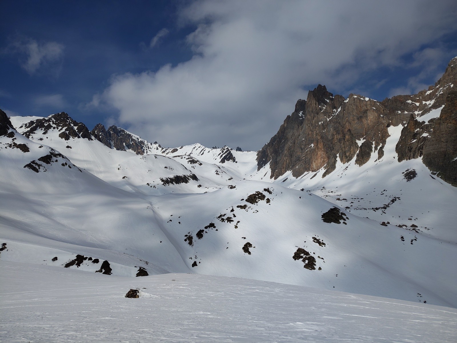 Proche du lac du Chatelard, Tête de la Cassille au fond