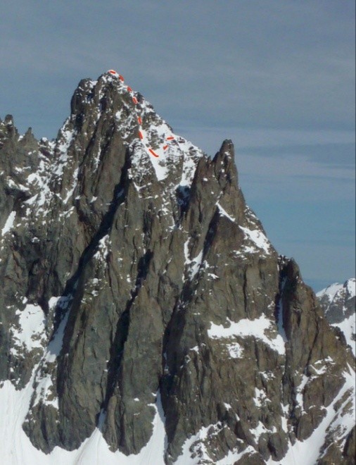 Couloir Sud depuis le sommet 