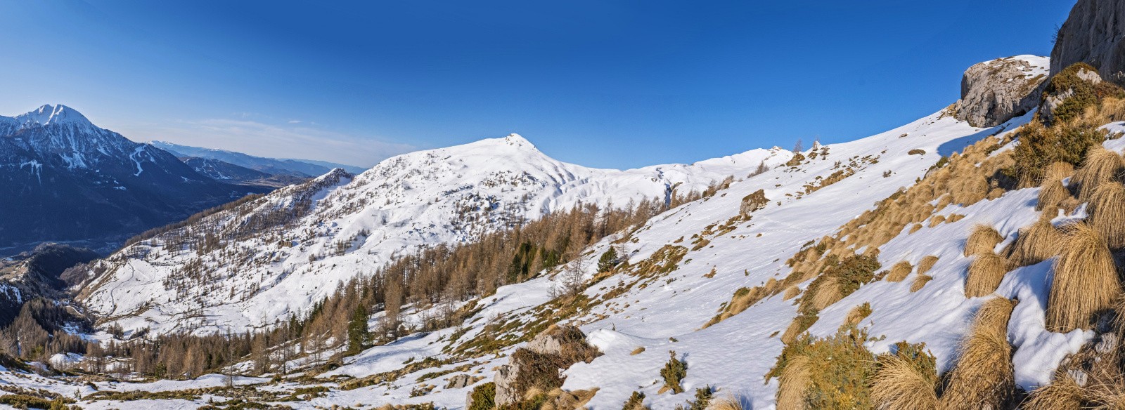 J1 arrivée à la neige, face au palastre 