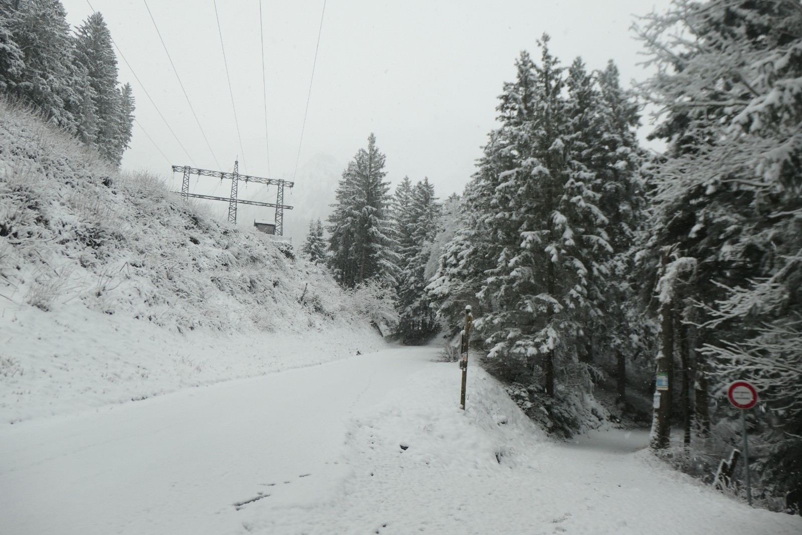 Départ enneigé&nbsp; 