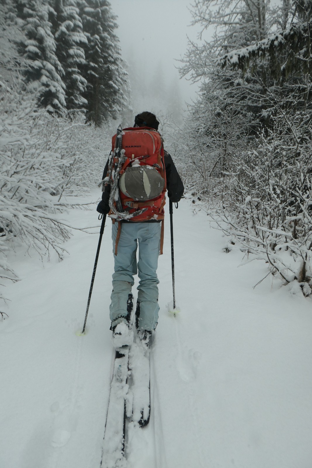 Chaussage vers 1370m 