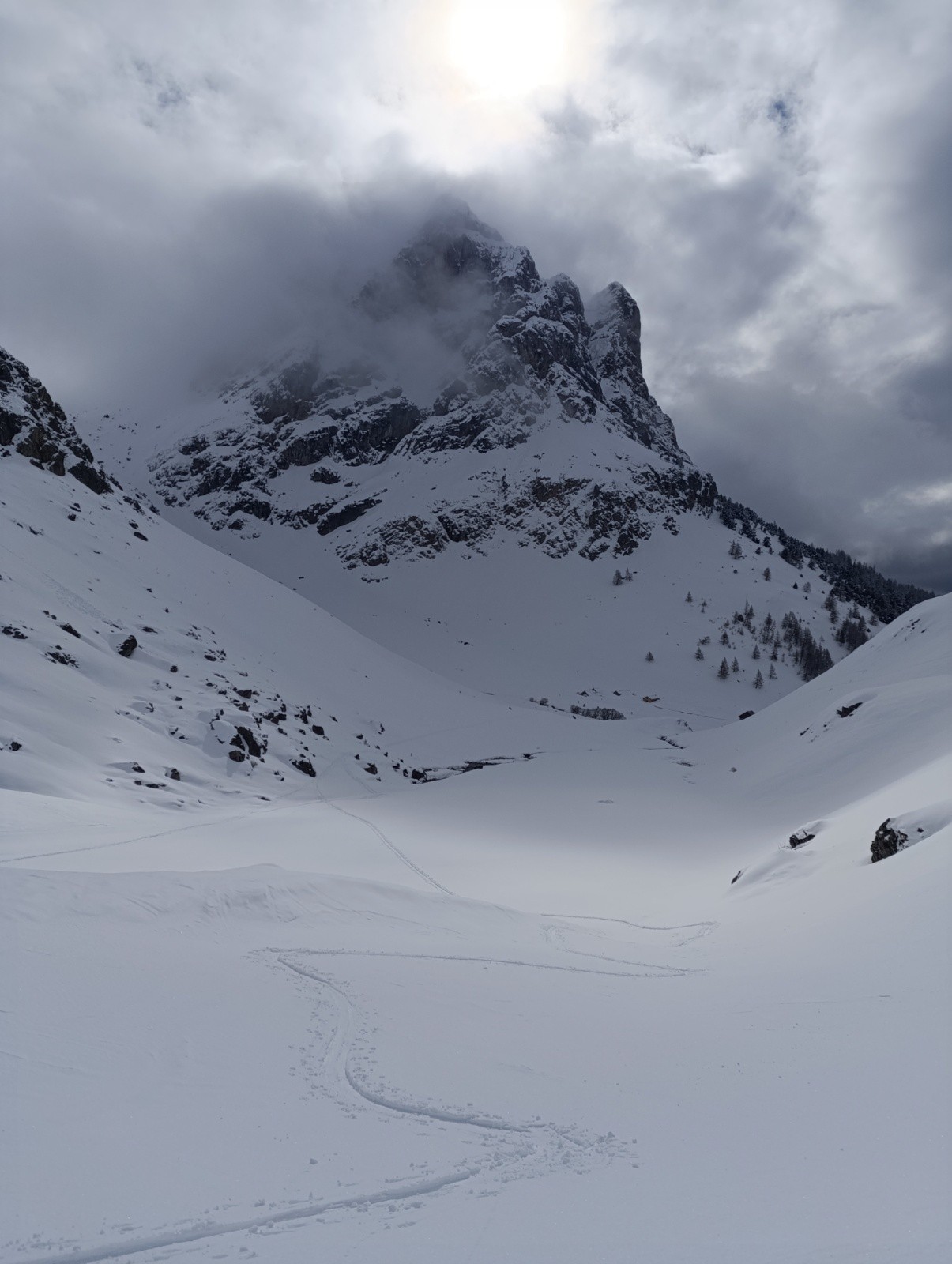 Dans le rétro Aiguillette du Lauzet