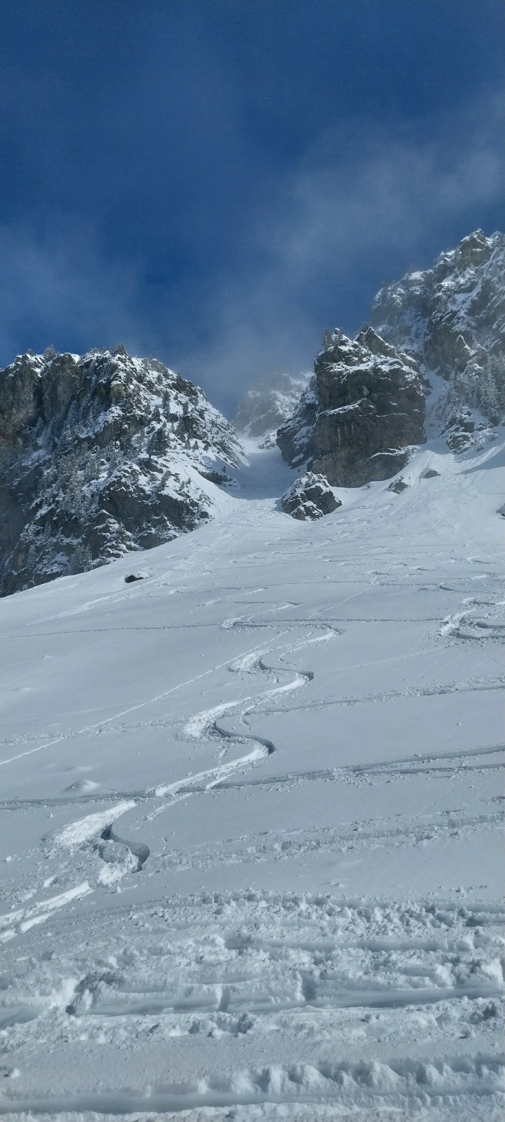 &nbsp;couloir de la Vaudaine