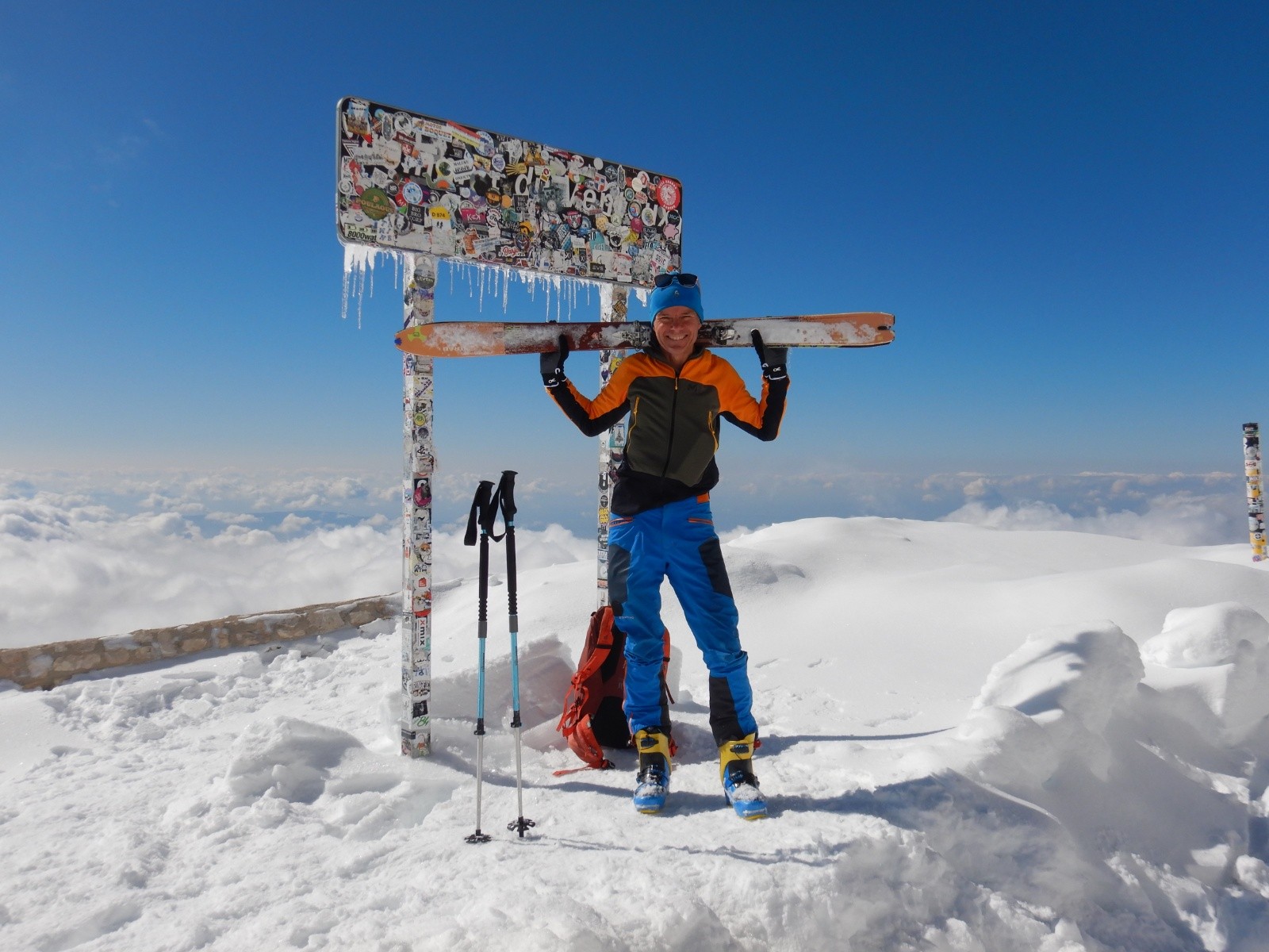 Le fameux panneau des cyclistes !
