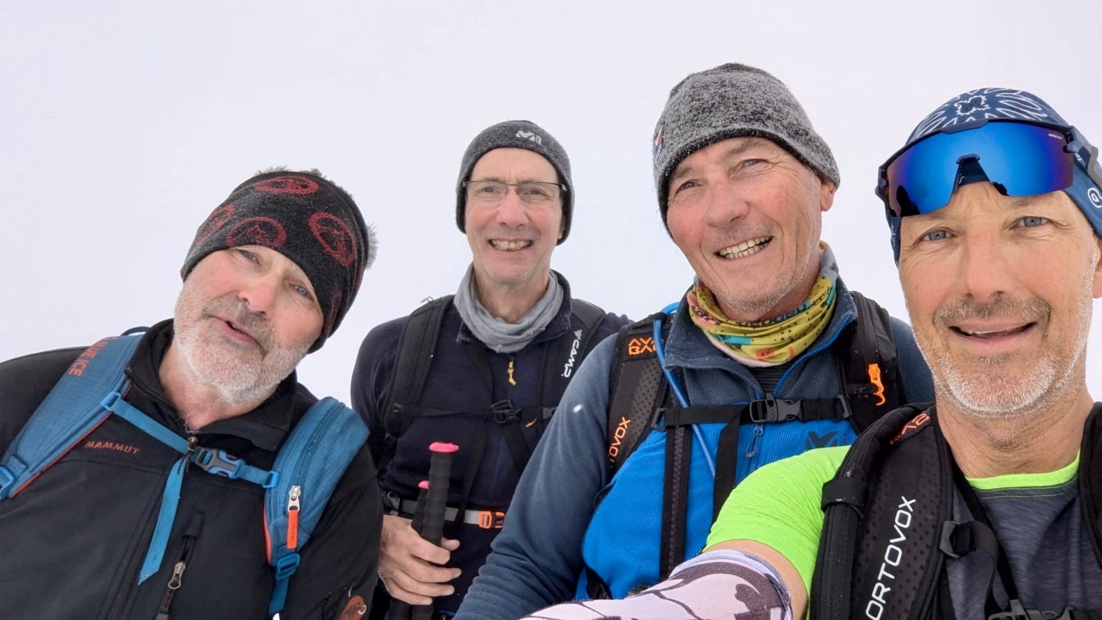 &nbsp;Selfie brumeux au sommet