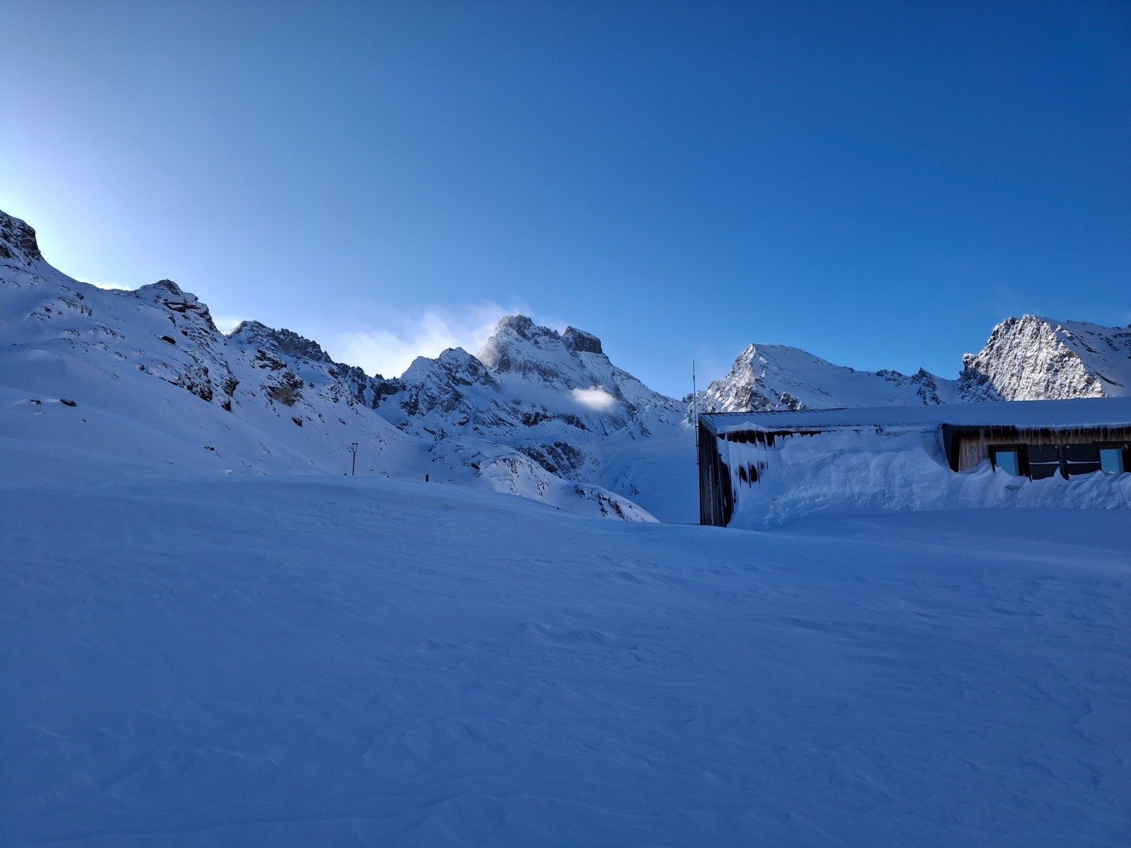 Le mont Viso sous une belle météo …