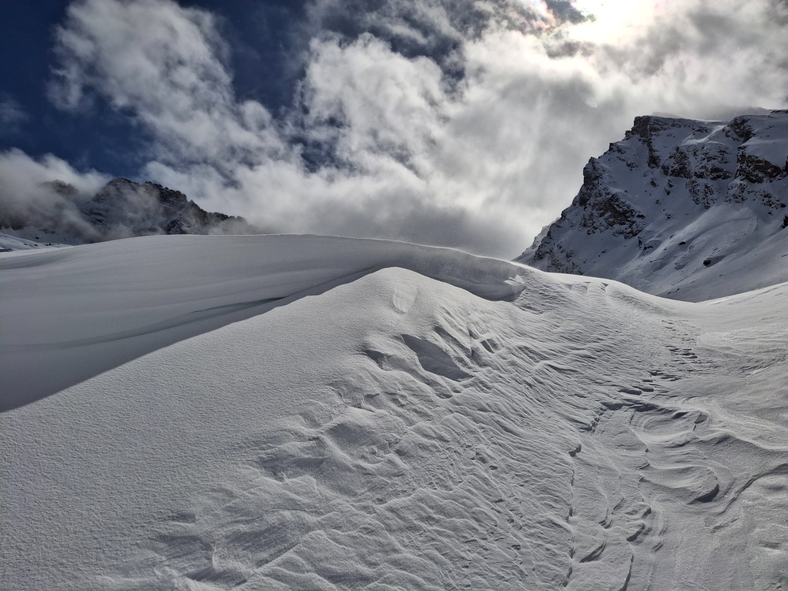 &nbsp;Dans la remontée au col de Valante