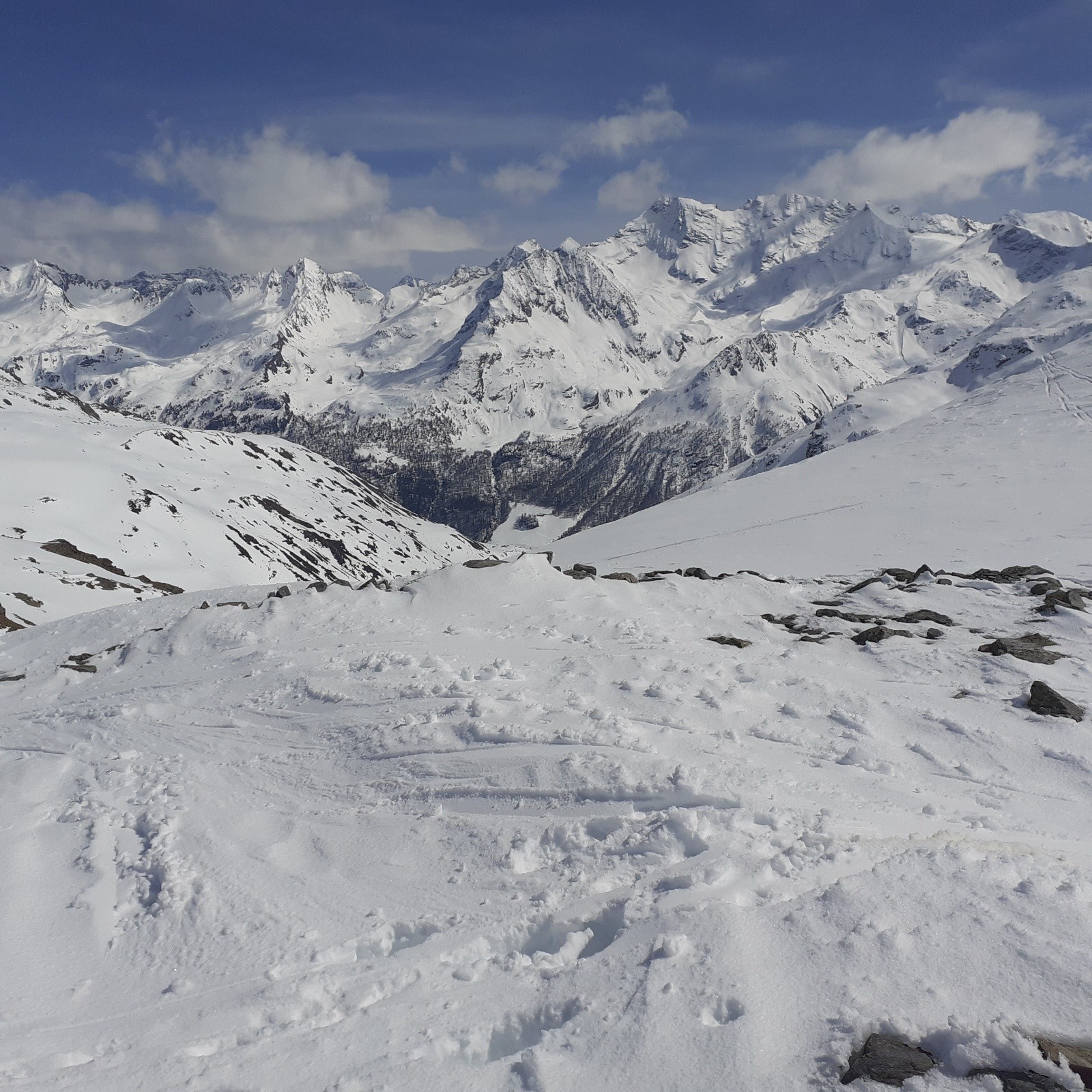 J2, au col du Mont avant de basculer sur le refuge de la Sassière