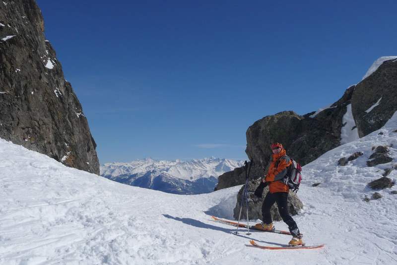 Col de la Golette : Le col de la Golette et les Alpes Valaisannes