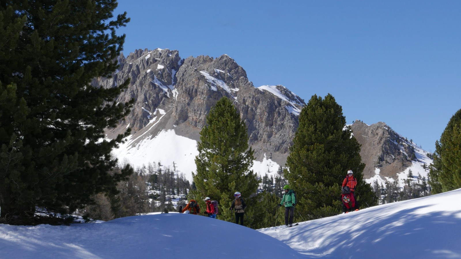 Dernière descente depuis le lac Miroir.