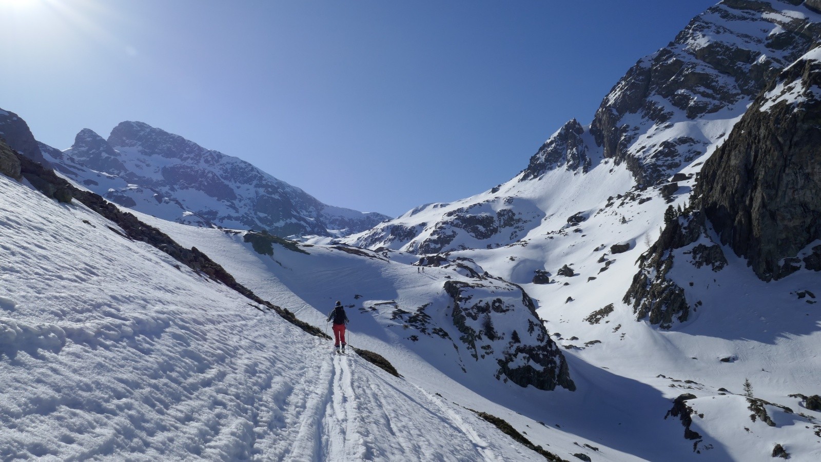 Fin de la traversee du lac