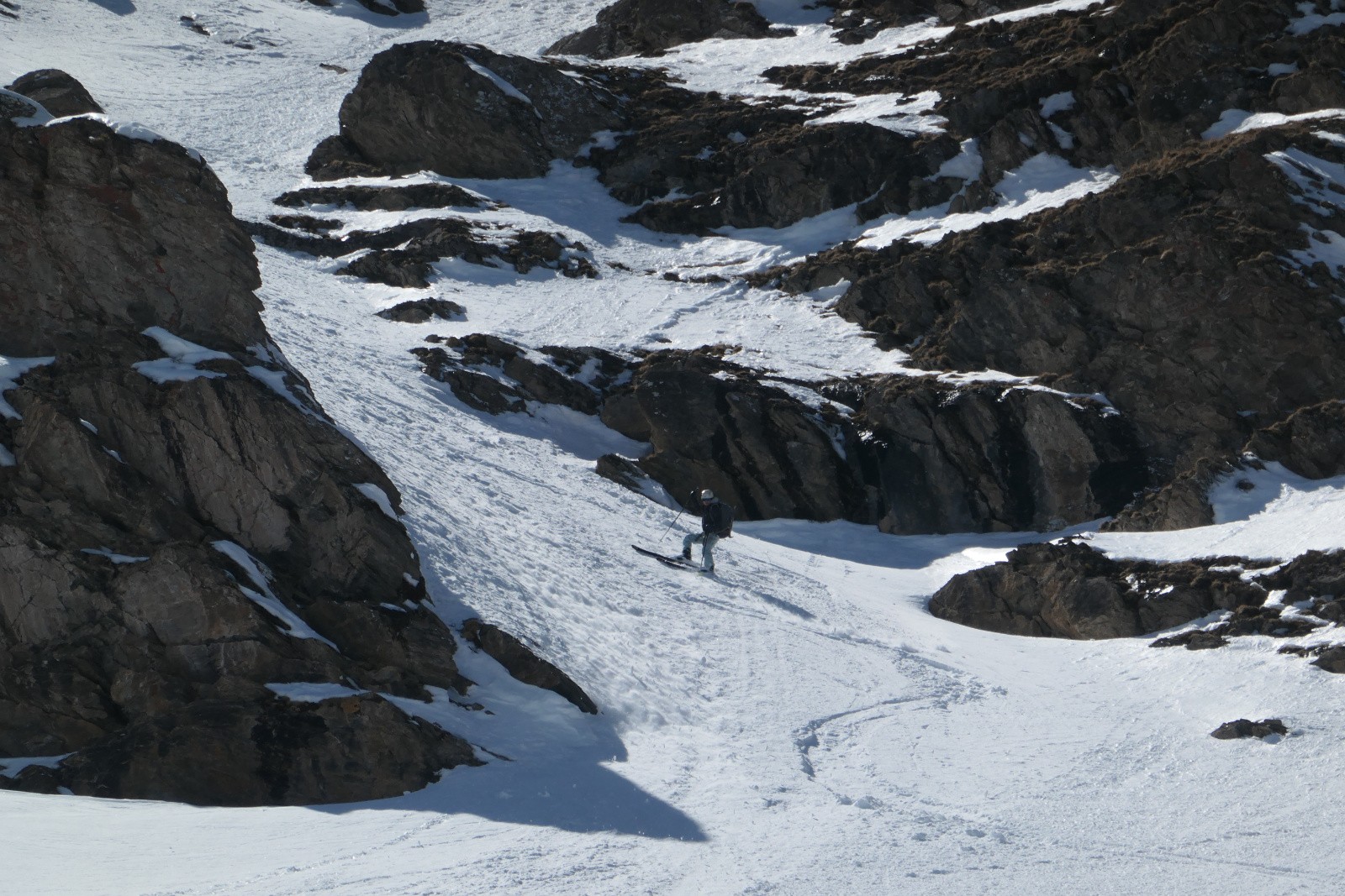 Sortie du couloir du Clôt 