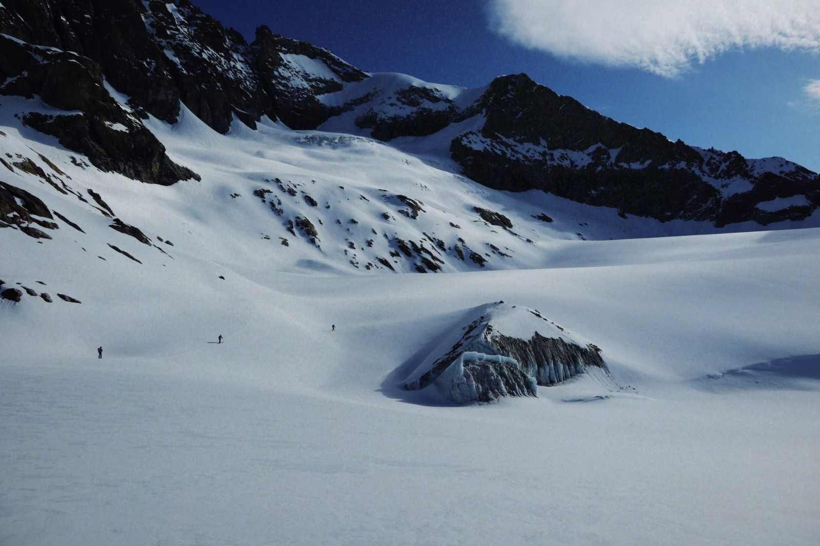 Glacier de la Selle, Râteau derrière