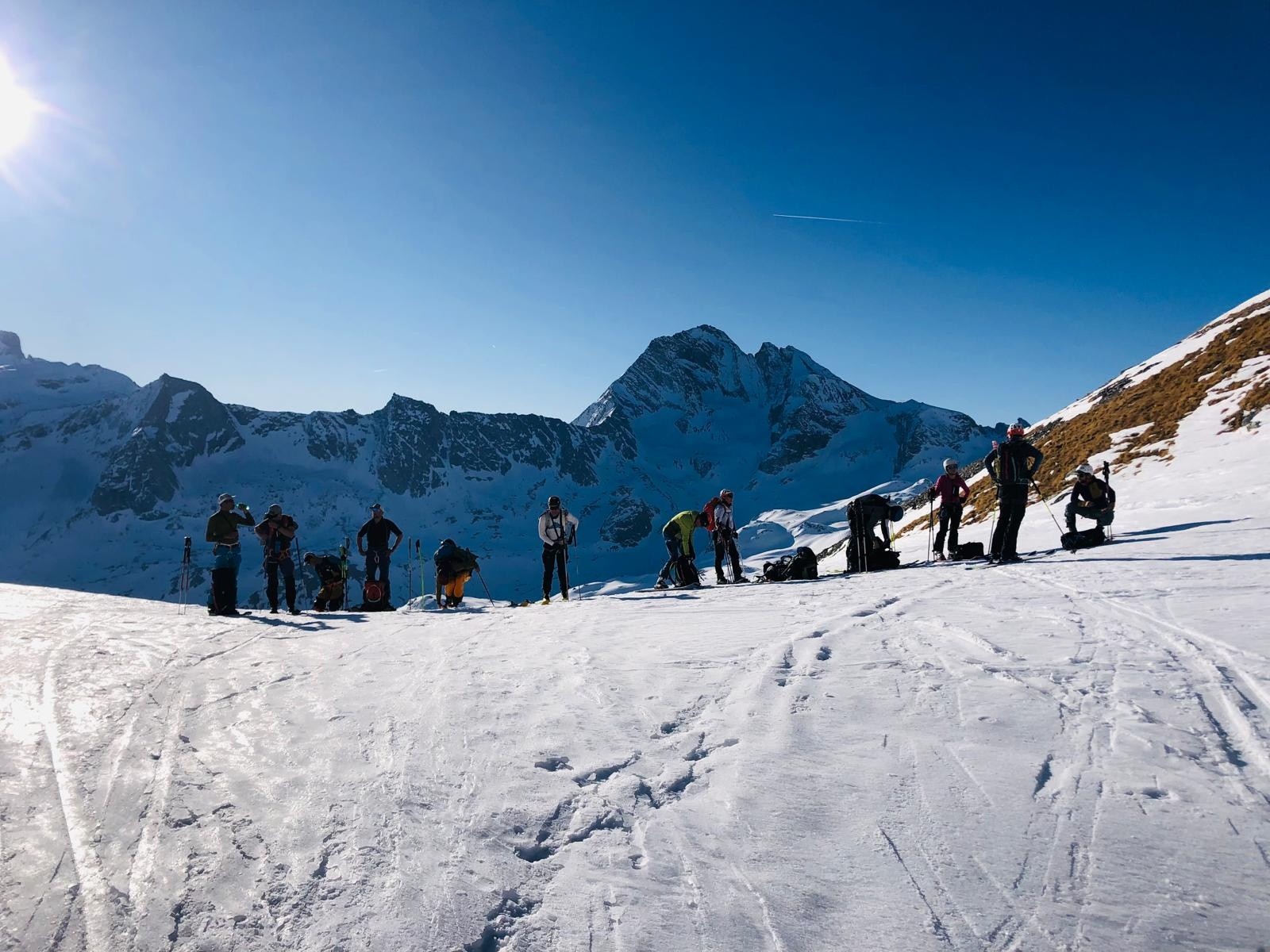 &nbsp;Après le premier ressaut au-dessus du Lac Blanc