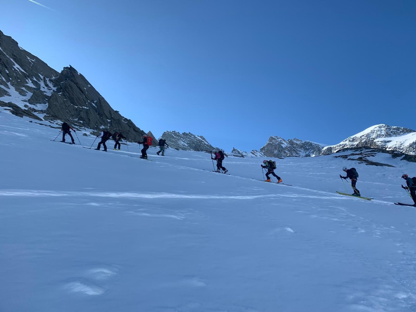 Bientôt la moraine en-dessous de la Brêche&nbsp;