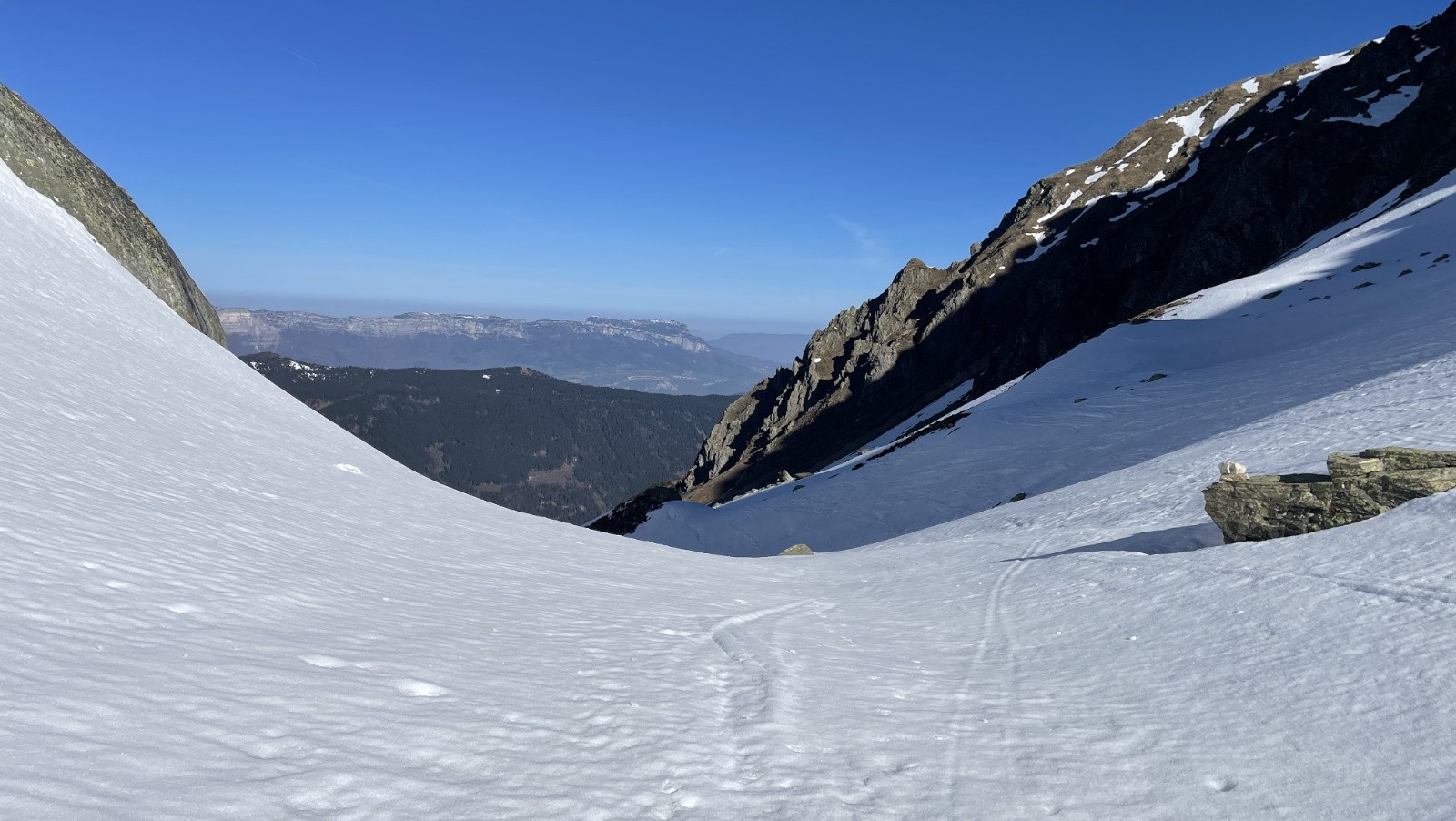 débouché au Lac Blanc 