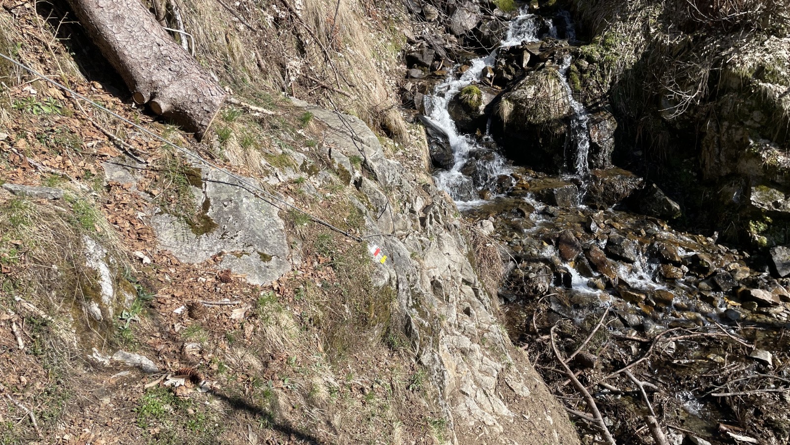 &nbsp;Le passage rééquipé du Ruisseau Perdu