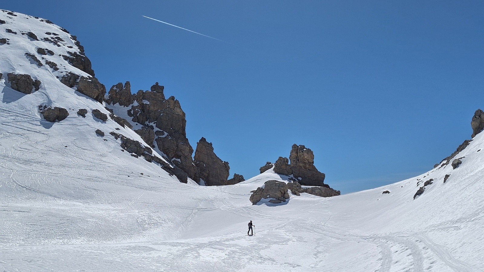 #8 L’arrivée au couloir de Roche Colombe L’arrivée au couloir de Roche Colombe