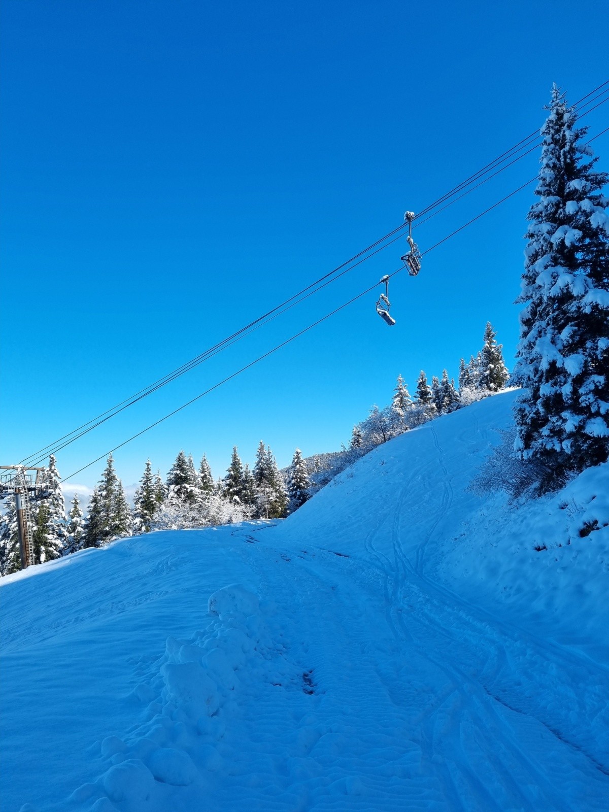 Limite denneigement côté Prapoutel (sous le ts du lac)