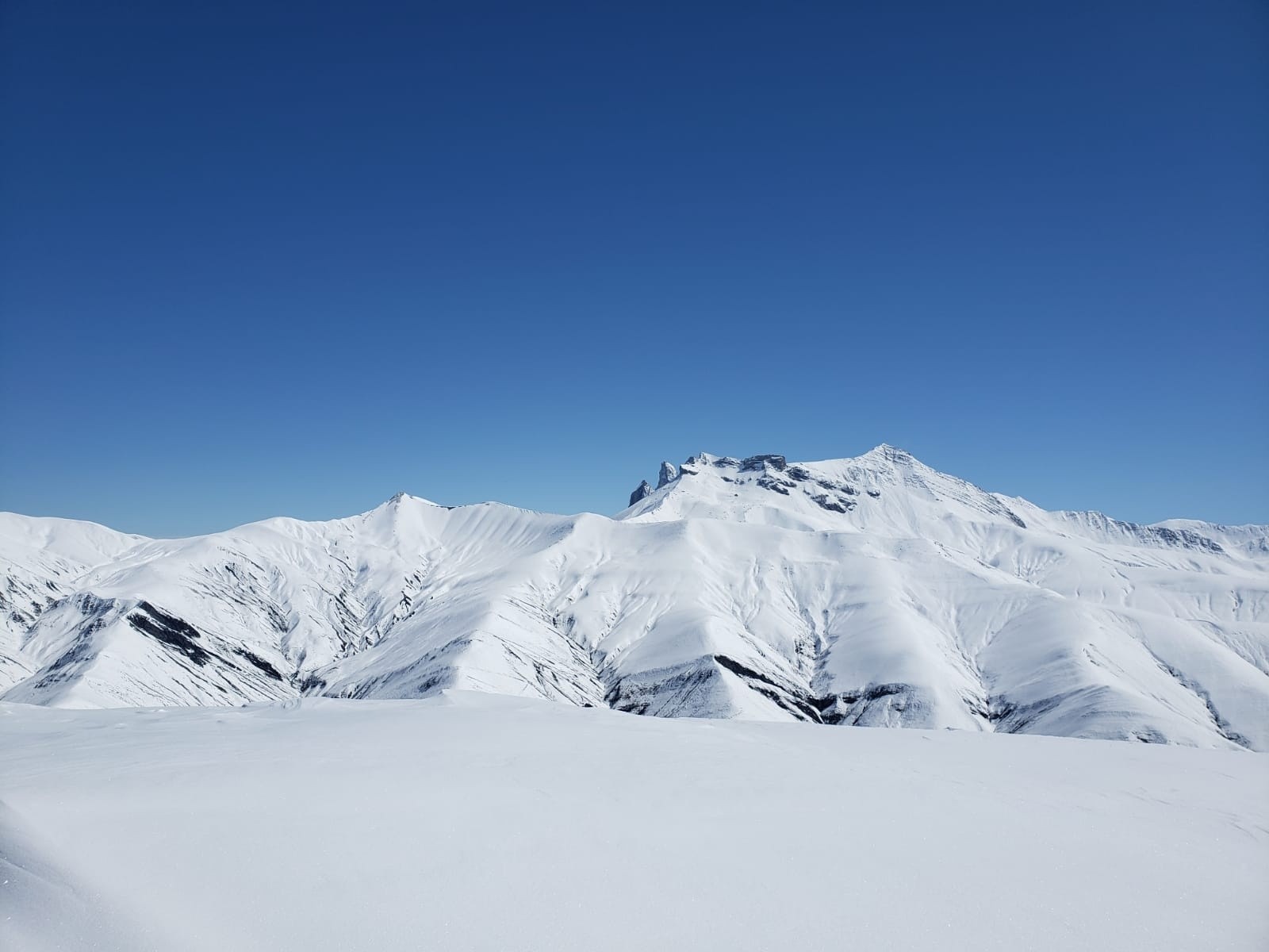 Les aiguilles d'Arves se dévoilent