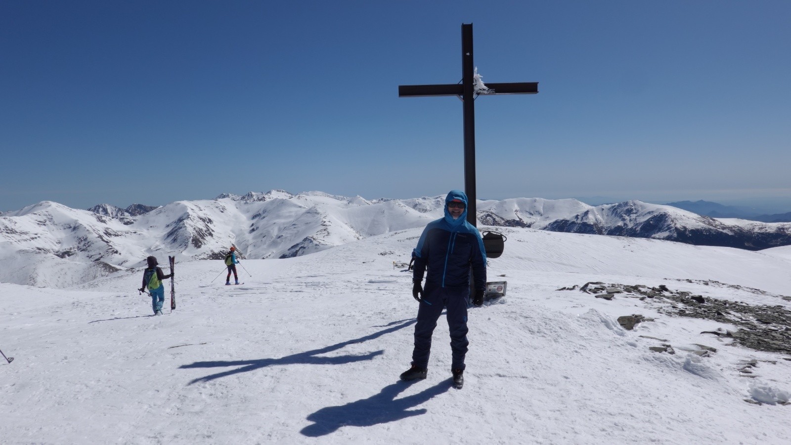 #11 Didier au sommet du Puigmal d Didier au sommet du Puigmal d'Err avant l'arrivée de la foule