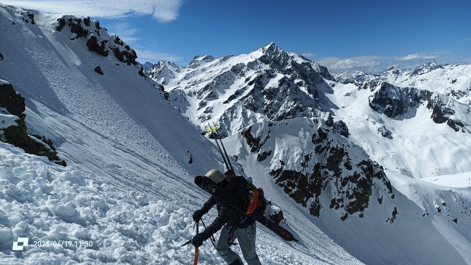 Face au Rocher Blanc 