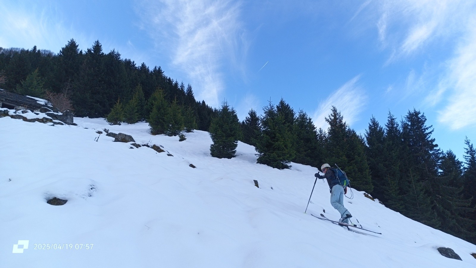 A 1550m ca chausse à l'Arpette 