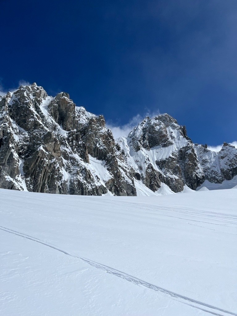 #8 Col Supérieur du Tour Noir, peut être à la montée en trav Col Supérieur du Tour Noir, peut être à la montée en trav', à la descente c'est chaud...
