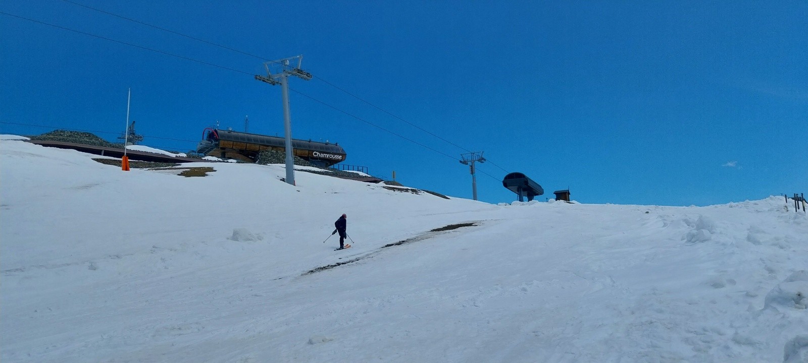 l'arrivée à la croix