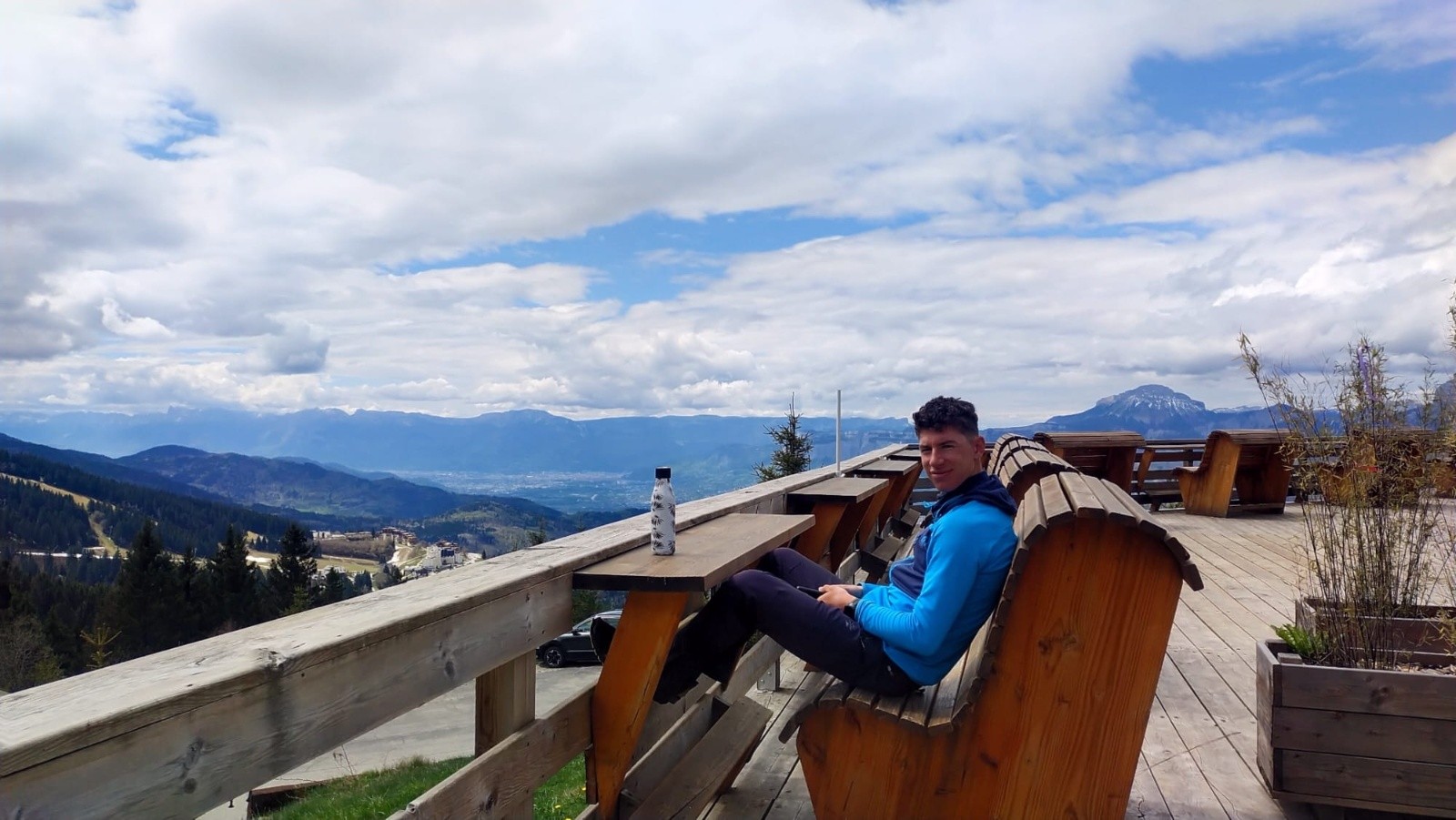 &nbsp;pause au parking