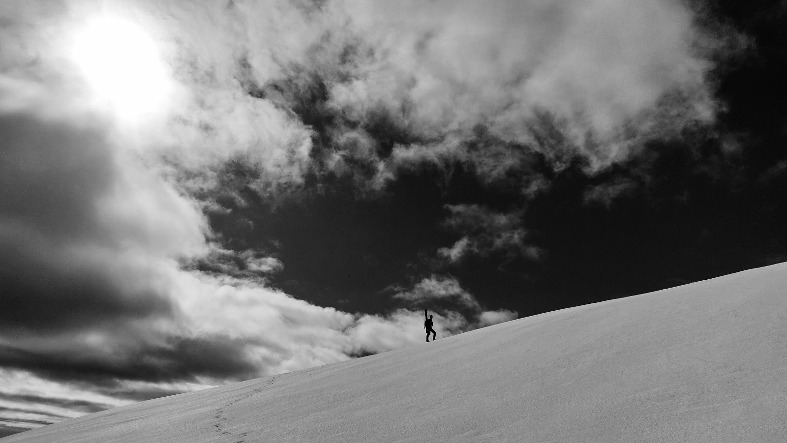 &nbsp;Arrivée sur la crête de la Plane&nbsp;