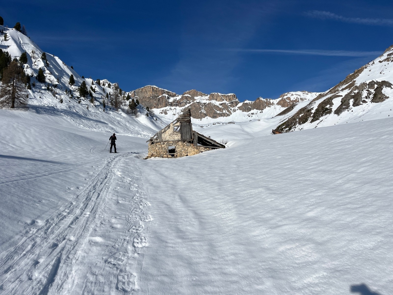 Belle lumière aux chalets d'Izoard&nbsp;