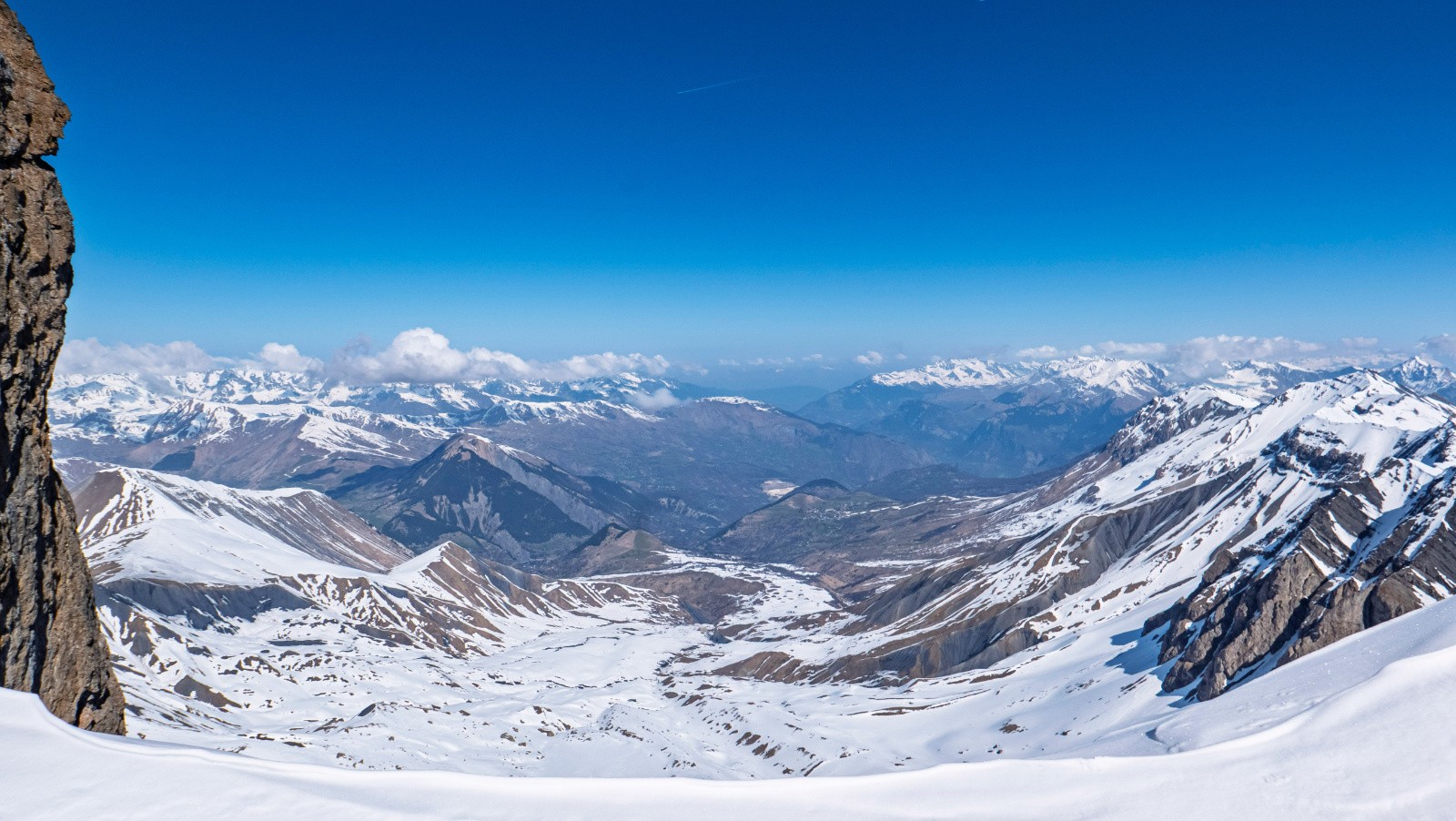 Au col, vue côté Albiez