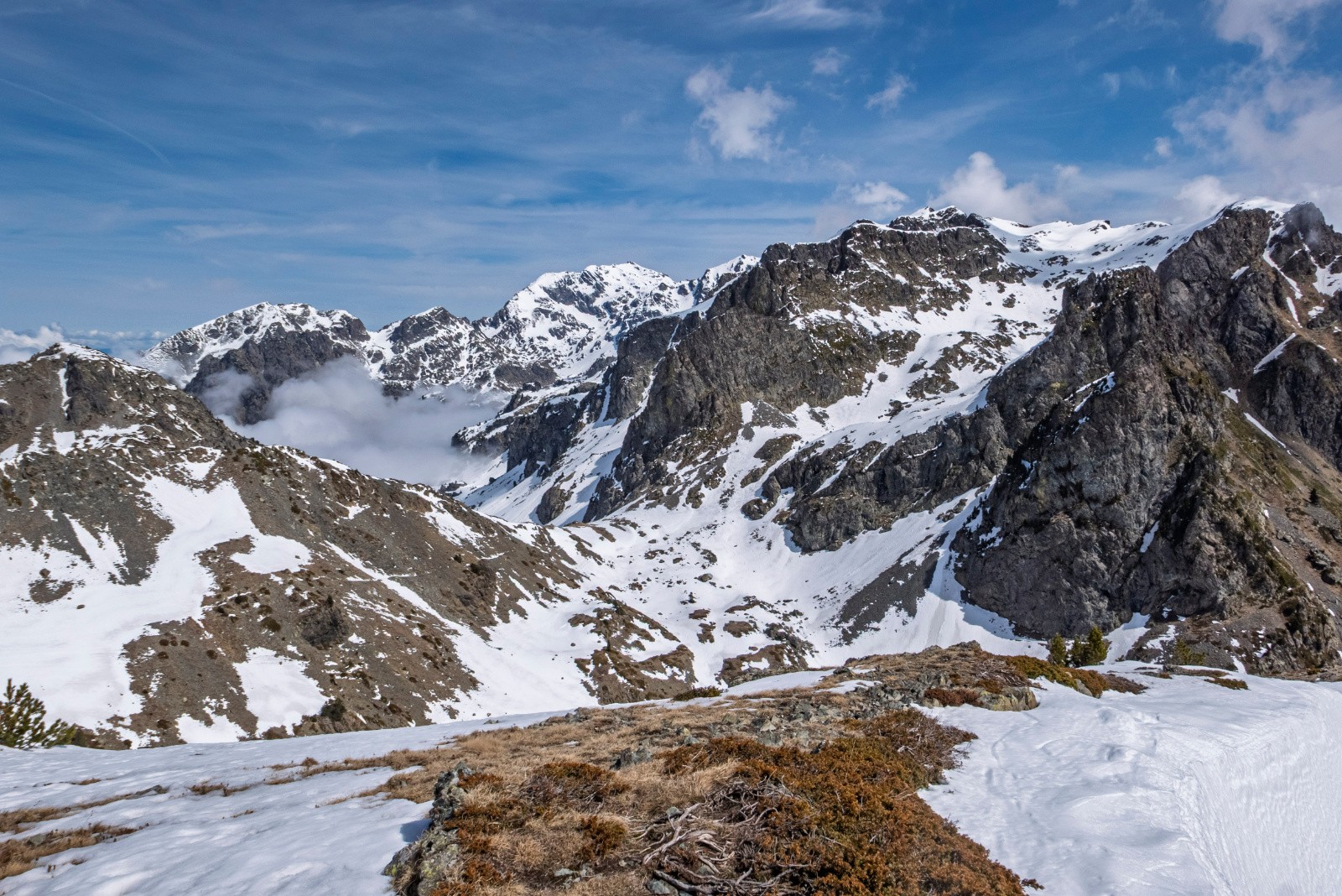 Vue sur les Vans depuis le sommet de Botte