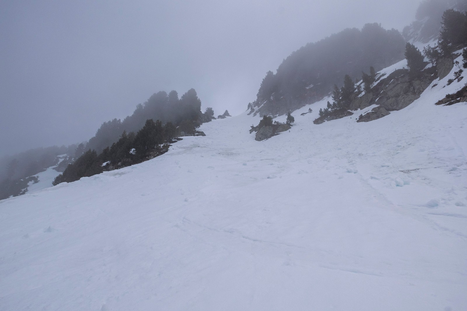 Grand Croissant et brouillard qui arrive