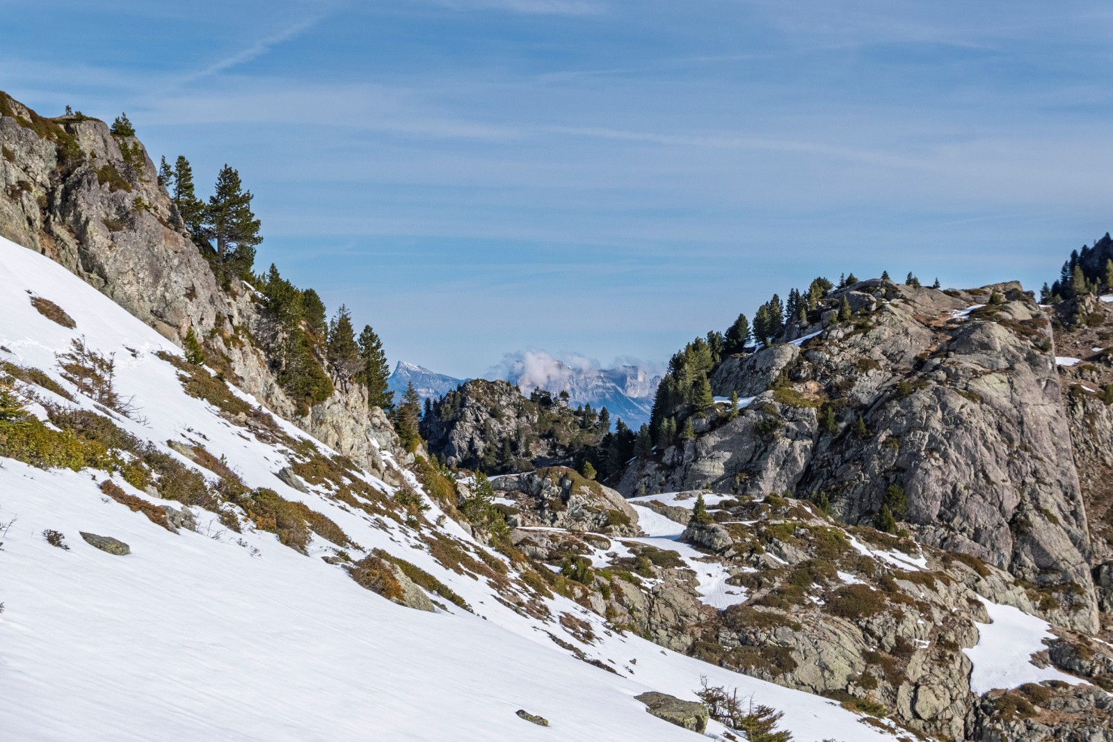 Au niveau de la Brèche Robert Sud