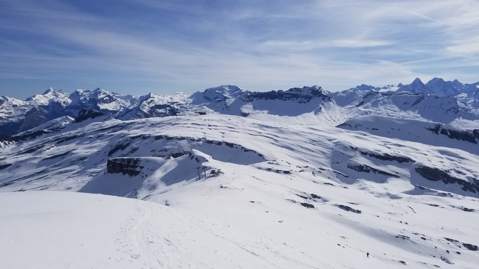 Grandes Platières devant le Buet et les Fiz