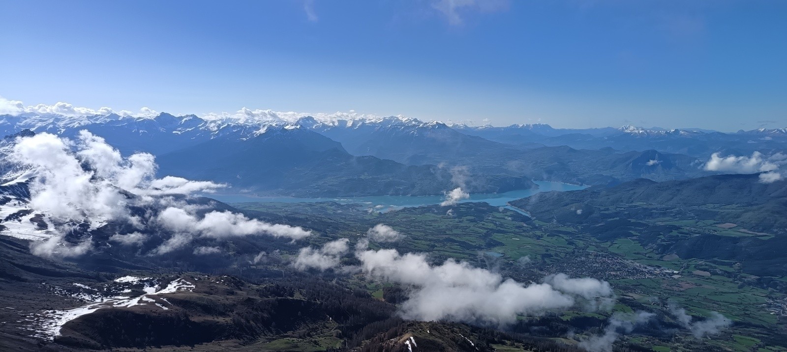 &nbsp;Lac de Serre Ponçon du sommet&nbsp;