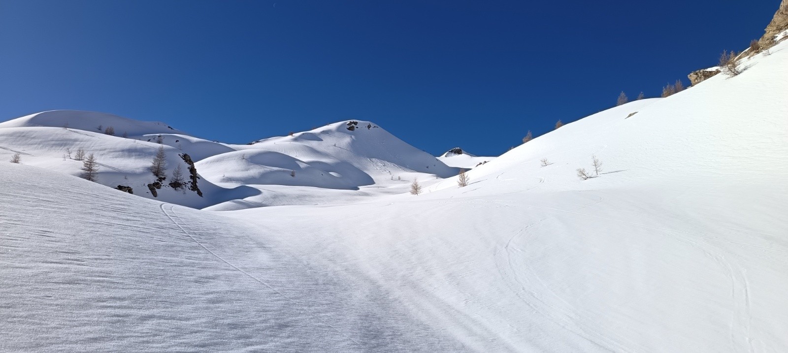 &nbsp;Vallons sous la crête de Bonaparré en montant&nbsp;