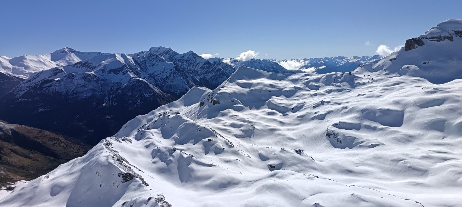 &nbsp;Vue vers l'E du col de Fleurendon (Clos de Doune selon IGN)&nbsp;