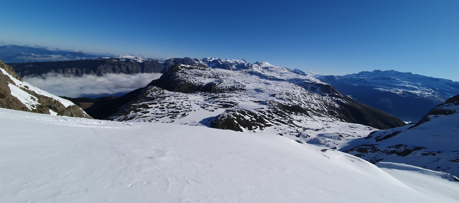 Plein de lacs sur un plateau