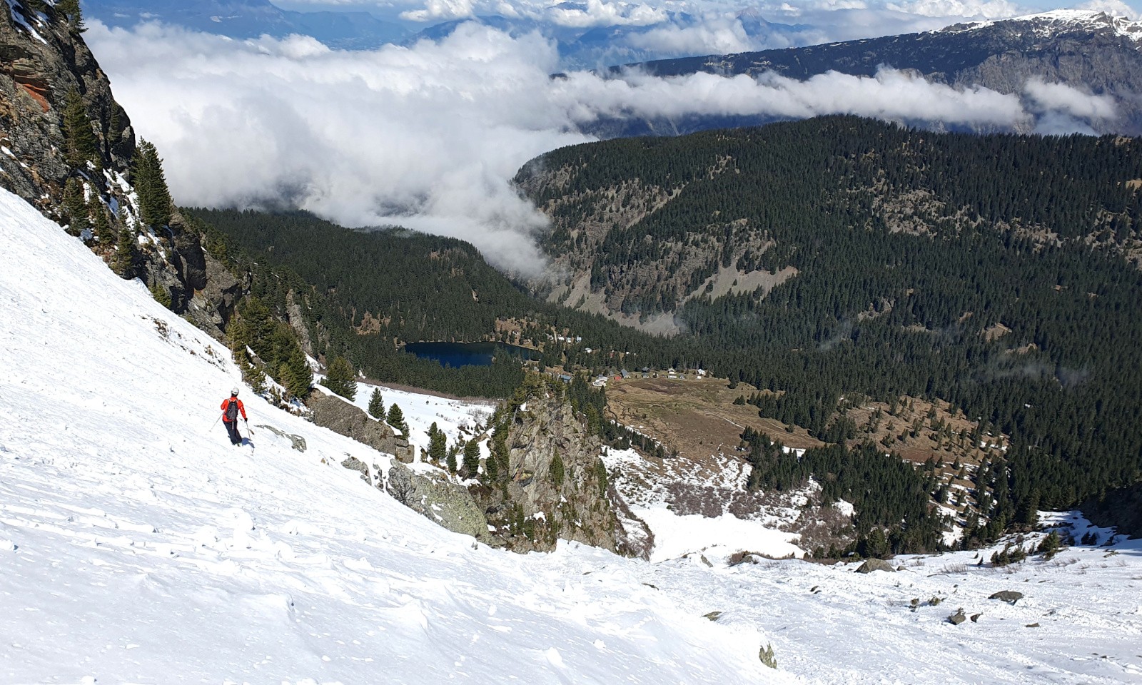 Ô lac, suspend le geste du skieur