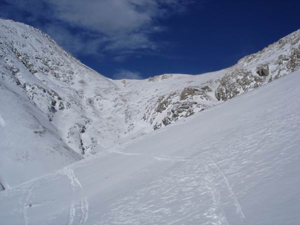 Sous le col du Chaberton : Conditions ideales pour le dry ski ou le ski tooling ;-)