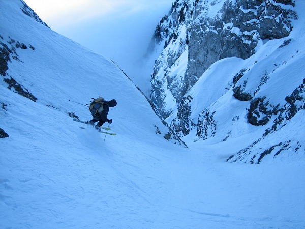 Couloir nord du Trelod : Bien sec !